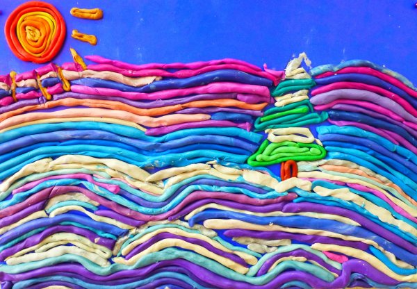 ПЛАСТИЛИНОВЫЙ фон