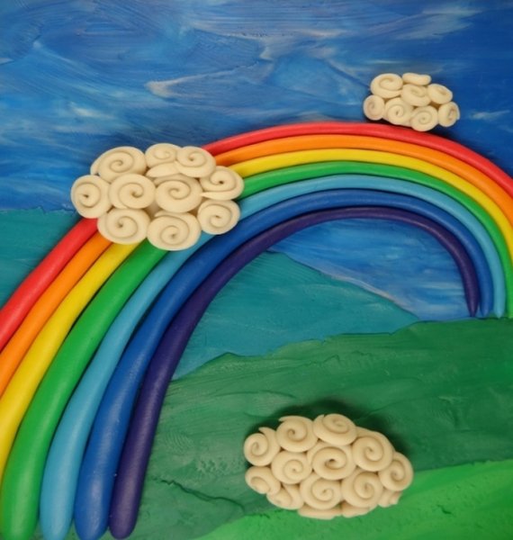 Марья Новацкая картины из пластилина