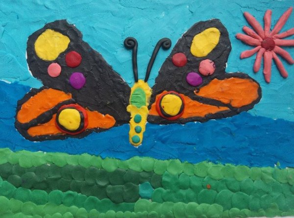 Пластилинография для детей