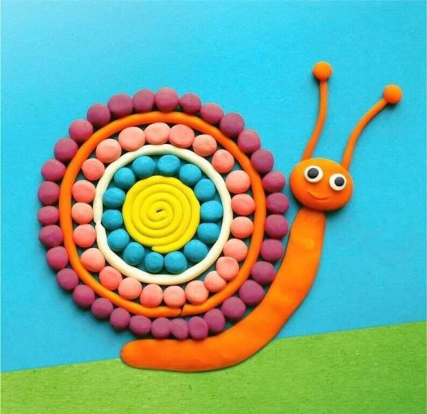 Пластилиновая живопись для детей