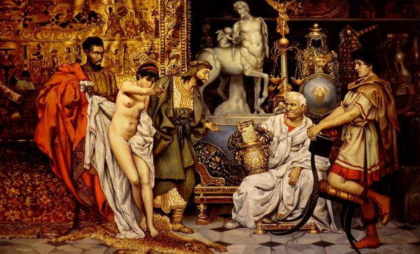 Генрих семирадский. Женщина или ваза