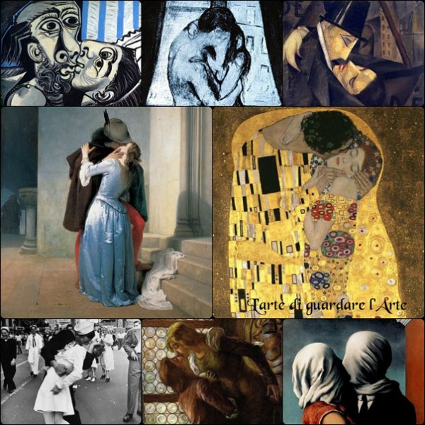 Картина Пикассо Целующиеся