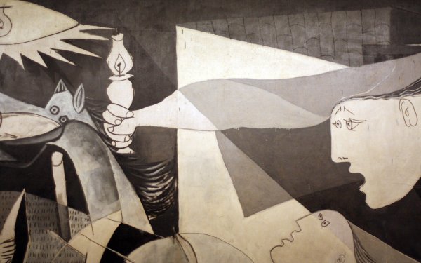 Картина поцелуй Пикассо