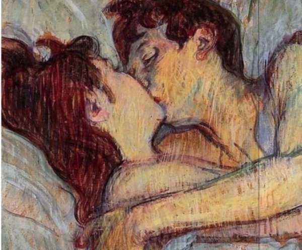 Картина поцелуй Пикассо