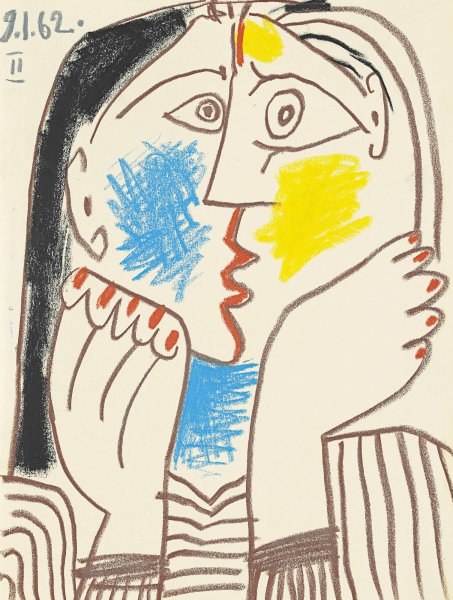 Пабло Пикассо поцелуй 1931 оригинал