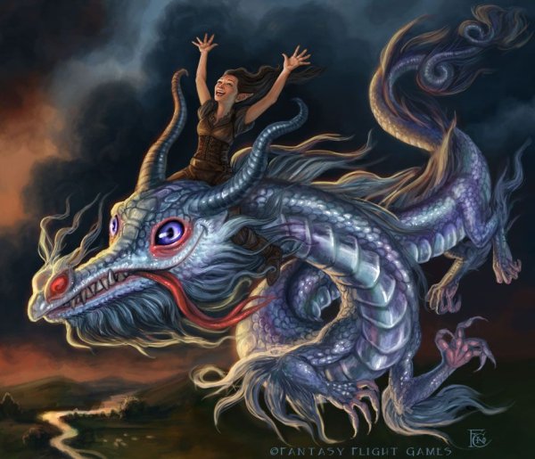 Картина на драконе