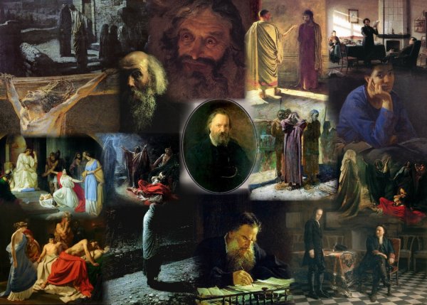 Николай ге царь Борис и царица Марфа