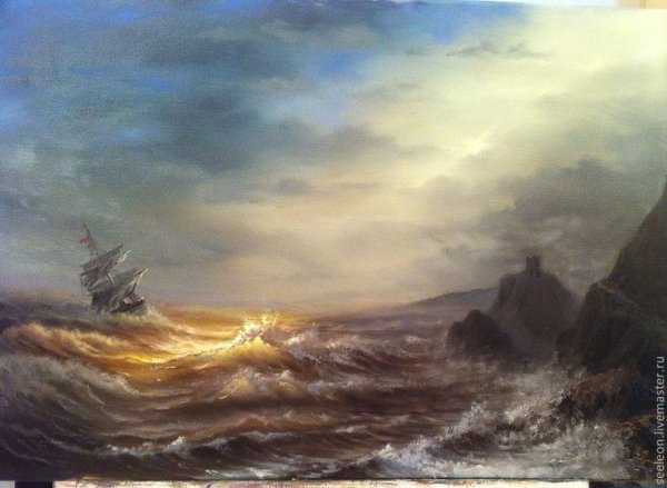 Айвазовский волна русский музей