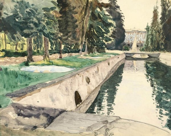 Александр Николаевич Бенуа парковый пейзаж