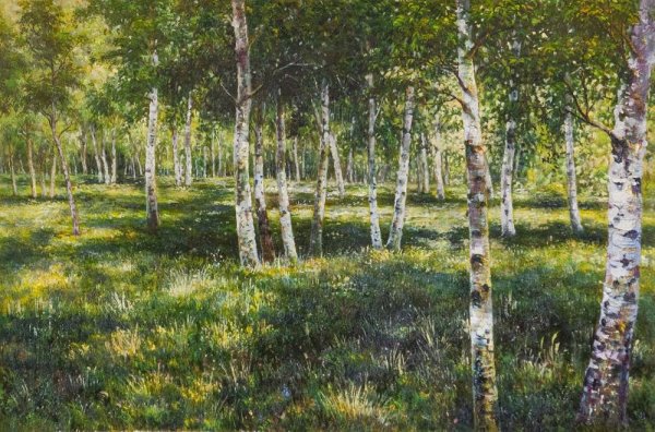 Исаак Ильич Левитан Берёзовая роща