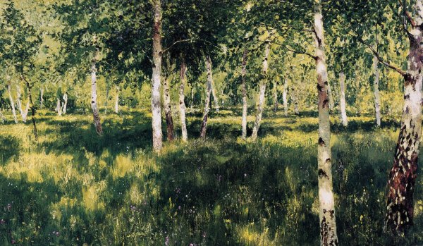 Исаак Левитан Березовая роща