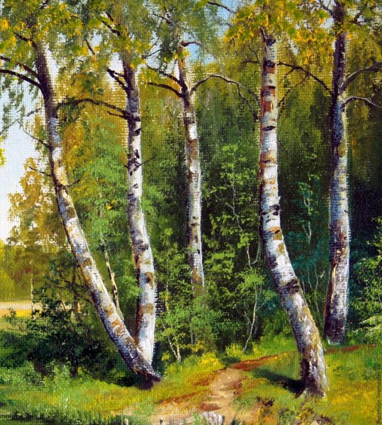 Пейзаж Березовая роща Густав