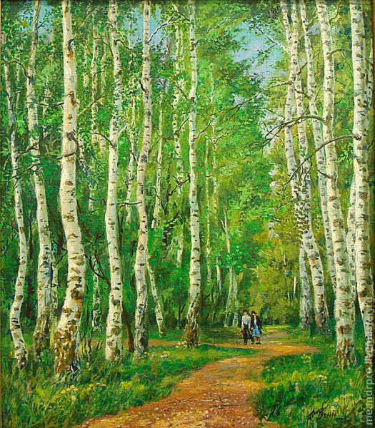 Шишкин Березовая роща картина
