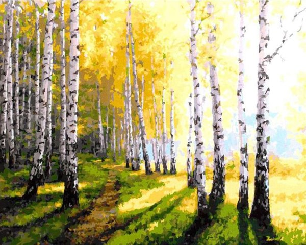 Пейзажная живопись русских художников Березовая роща