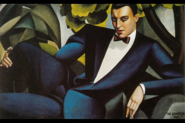 Тамара Лемпицка портрет маркиза д'Аффлито