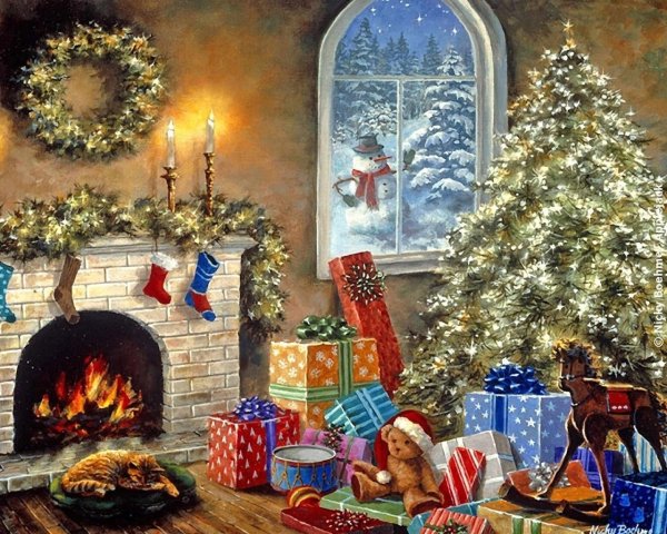 Рождество живопись