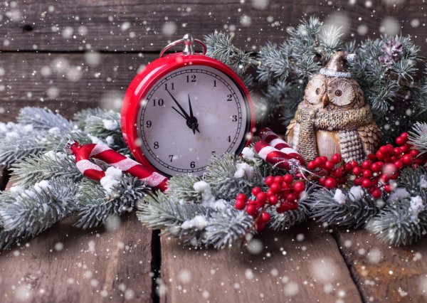 Часы новогодние