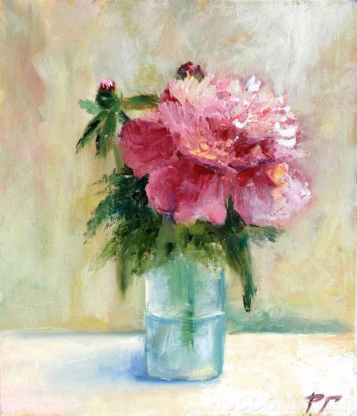 Пионы живопись Импрессионизм