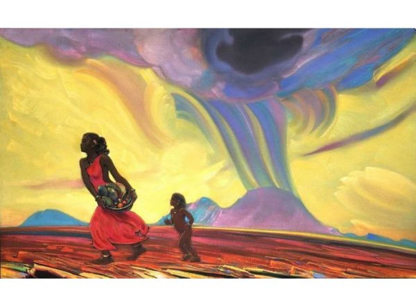 Святослав Рерих красная земля