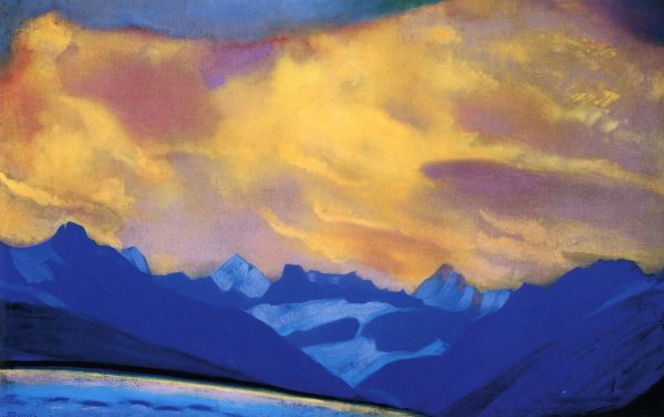 Горы картины Святослава Рериха