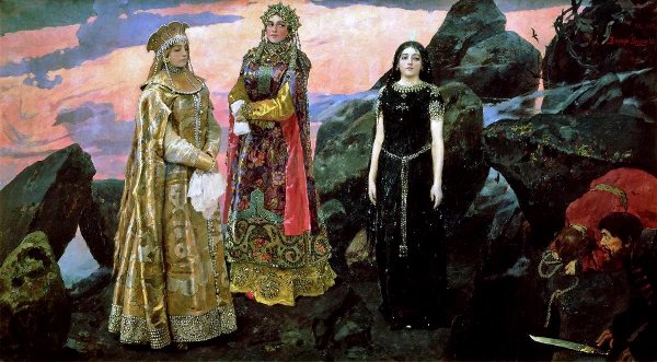 Виктор Васнецов, три царицы подземного царства, 1884