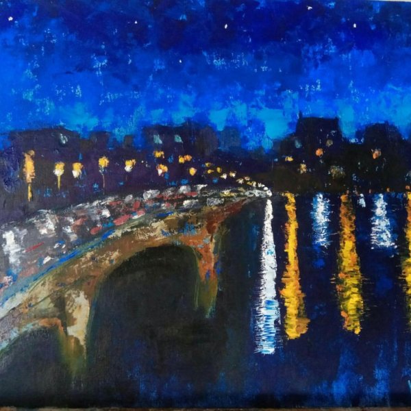 Нью Йорк Урбан картины маслом