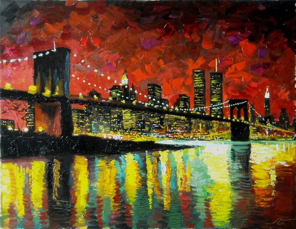 Джереми Манн городские пейзажи