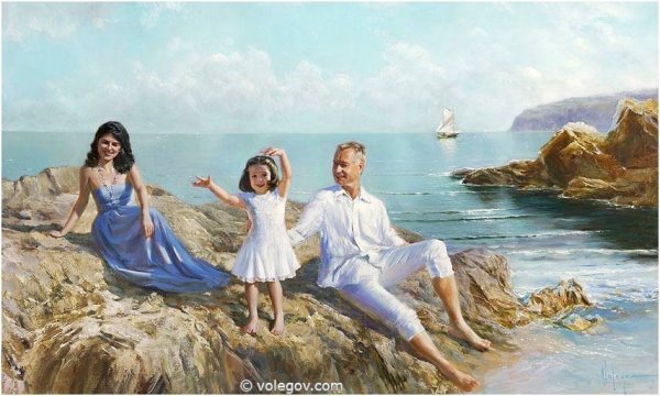 Картины Владимира Волегова семья