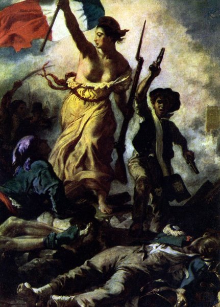 Эжен Делакруа. Свобода на Баррикадах. 1830. Лувр, Париж
