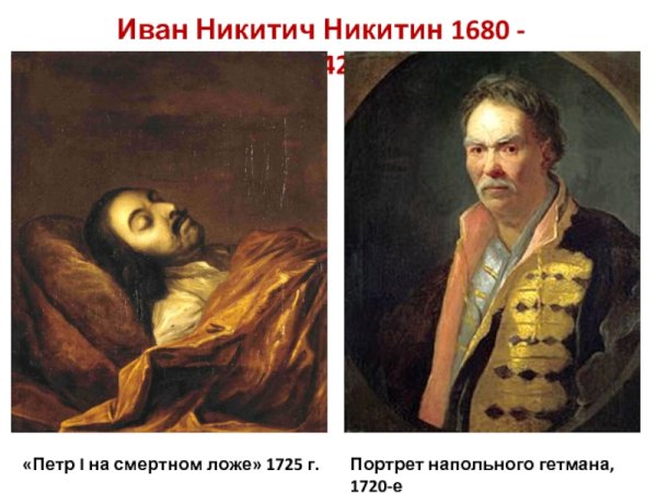 Портрет напольного гетмана, 1720-е Никитин