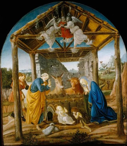 Сандро Боттичелли рождение Христа