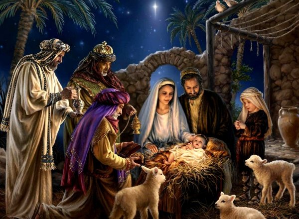 .Художница Дона Гельсингер Рождество Иисуса Христа