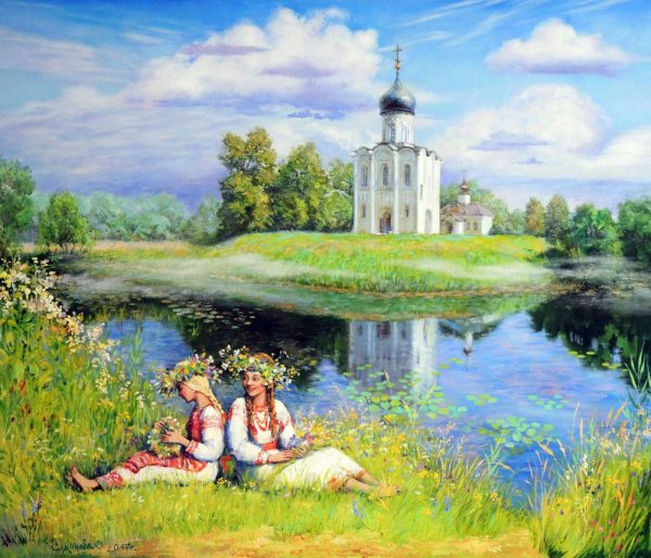 Художник Симонова Ольга церкви