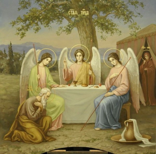 Троица Ветхозаветная гостеприимство Авраама