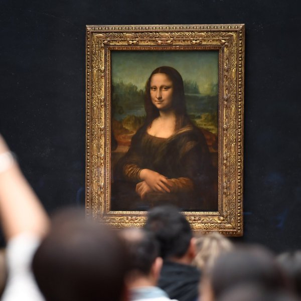 Лувр картины Леонардо да Винчи Джоконда