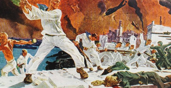 Александр Дейнека оборона Севастополя 1942