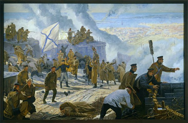 Картина Севастопольская оборона