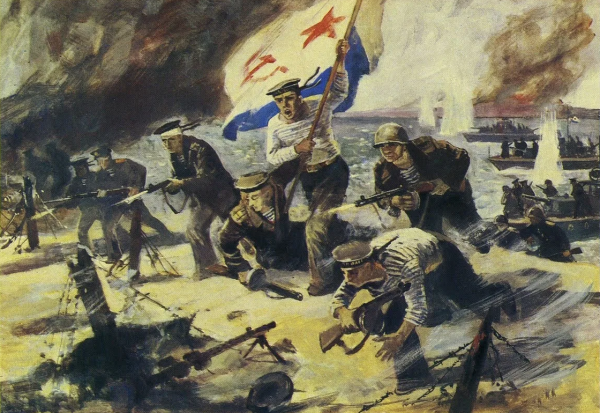 Морской десант Куникова на малой земле