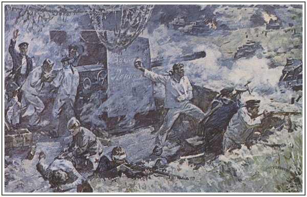 Батарея Авроры на Вороньей горе