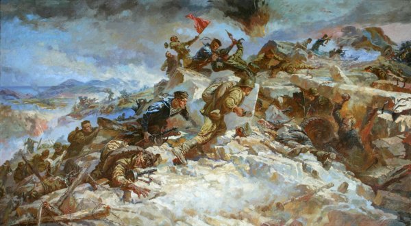 Диорама штурм сапун-горы