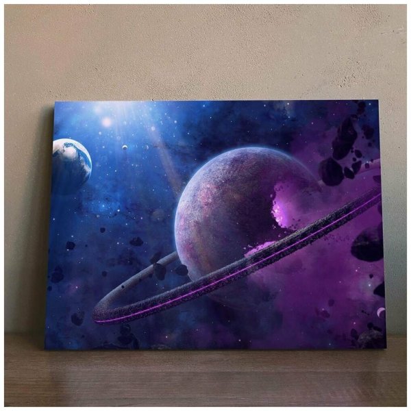 Космический пейзаж рисунок