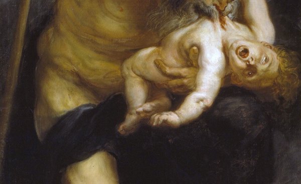 Сатурн пожирающий своего сына Питер Пауль Рубенс картина