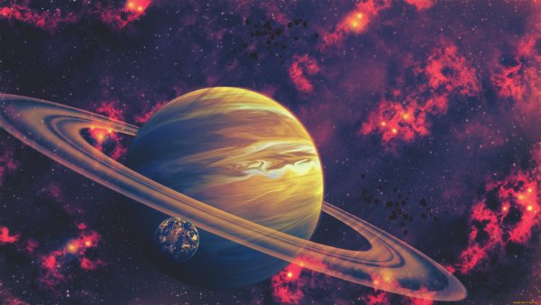 Планета Сатурн для детей