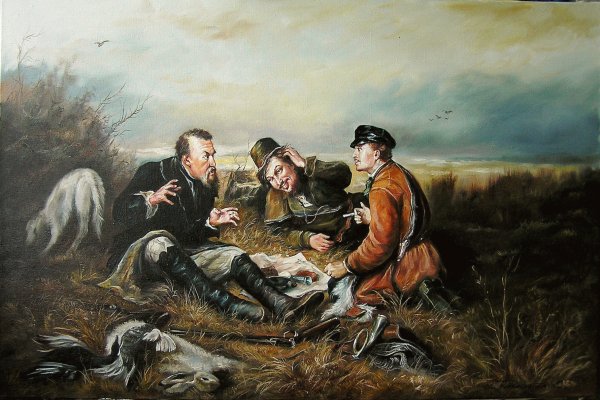 Перов охотники на привале картина