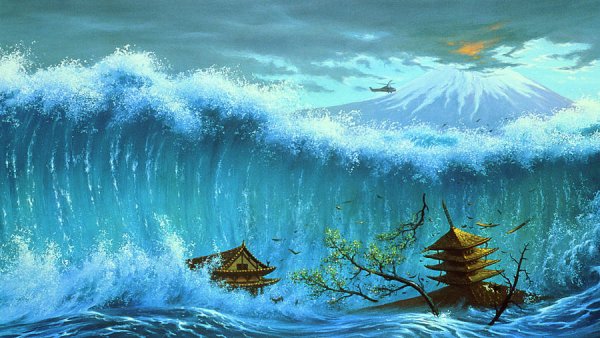 ЦУНАМИ живопись