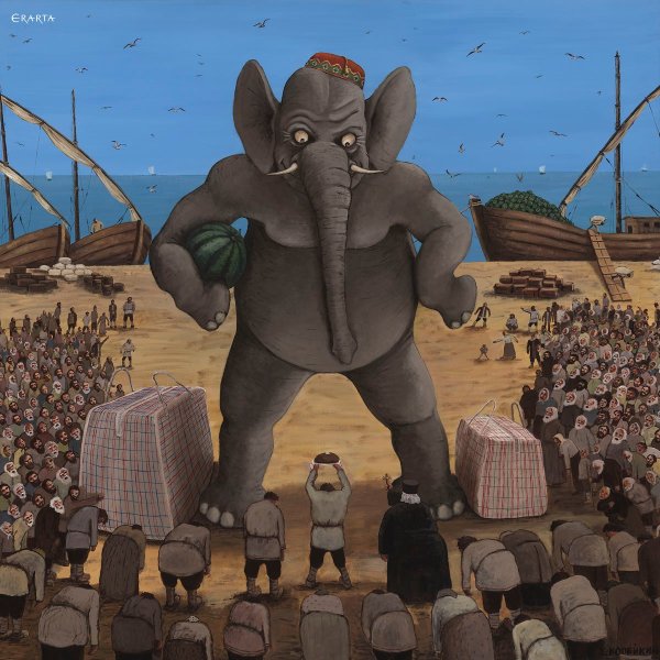 Копейкин Николай слон картина