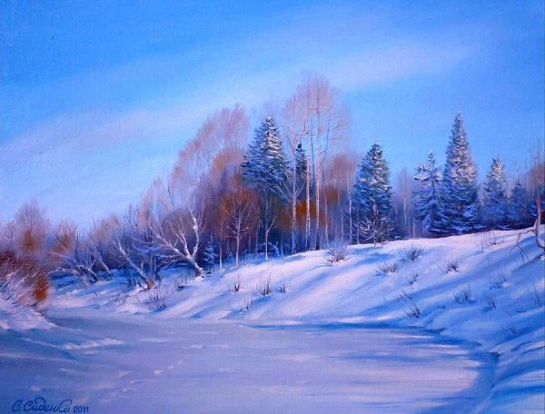 Художник Сиденко Сергей картины пейзаж