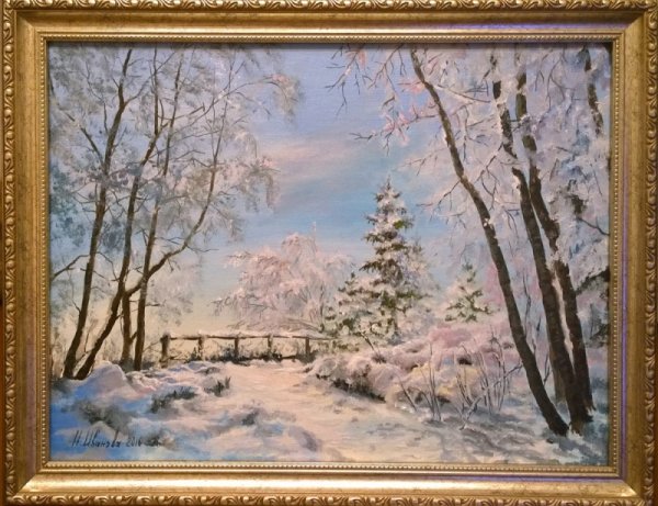 Картина январь