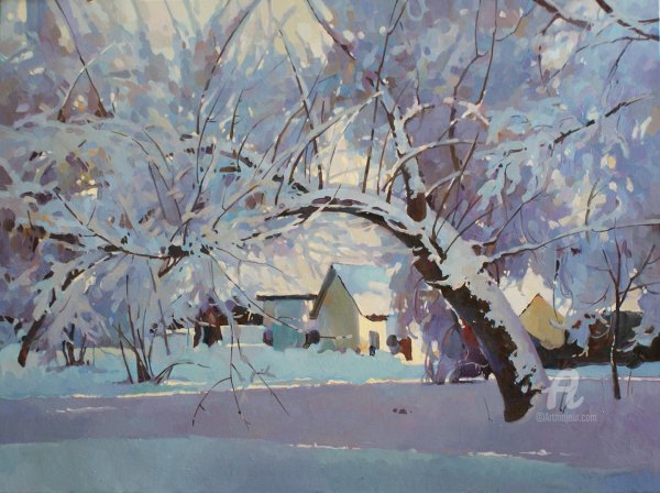 Художник Анастасия Ярошевич зима