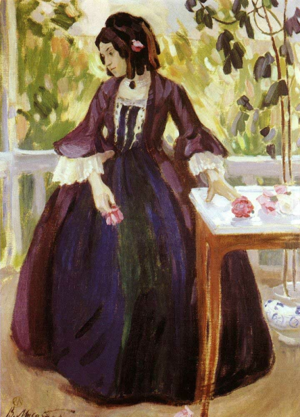 Виктор Эльпидифорович Борисов-Мусатов осенний мотив